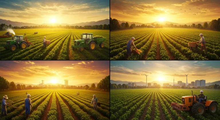 Quais são os 4 tipos de agricultura?