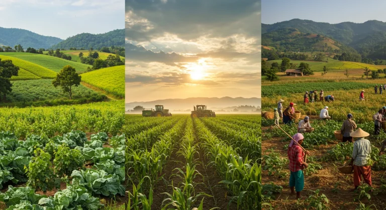 Quais são os principais tipos de agricultura?